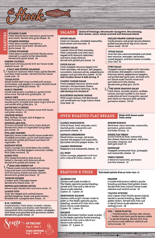 Download the Dinner Menu